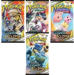 WHITE POPCORN Poke Playing Card Sword & Silver Tempest - 4 Booster Packs