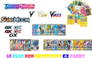 TCG Playing cards V, Vmax, Vstar set of 50