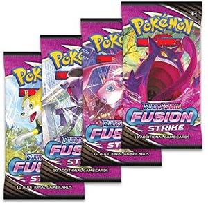 Honch Pokemon Fusion Strike Cards with 4 Booster Random Packs