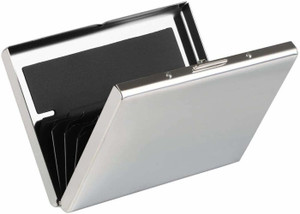 STORITE Men & Women Casual, Formal, Travel Silver Aluminium Card Holder