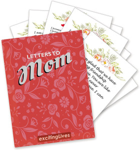 Exciting Lives Letters To My Mom - Gift for Mother's Day, Birthday, Anniversary, For Mother, Greeting Card