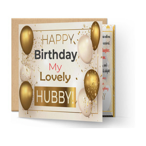 redbakers.in Happy Birthday My HUSBAND Greeting Card Greeting Card