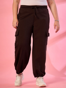 Tapasya Loose Fit Women Brown Trousers