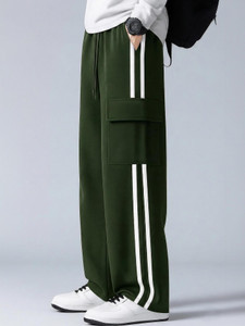 COMBRAIDED Loose Fit Dark Green Trousers - Image 6