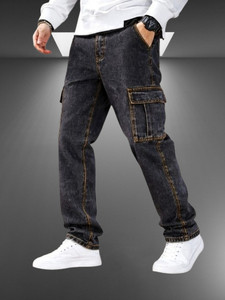 Playfeel Regular Men Grey Jeans