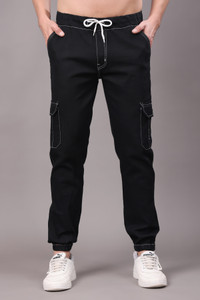 ZAYSH Jogger Fit Men Black Jeans