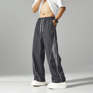 TYRELL Solid Men Grey Track Pants
