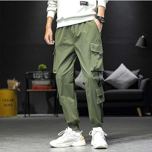ERENCHINO Regular Fit Men Green Trousers