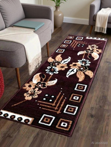Samjeeda Handloom Carpet 2x5 Feet Polyester, Acrylic - Image 6