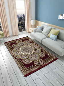 Furnishing Hut 4 ft x 7 ft Cotton Carpet - Image 1
