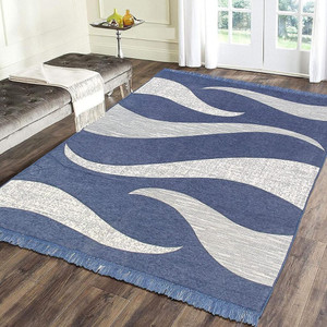RADECOR Light Blue Velvet Carpet