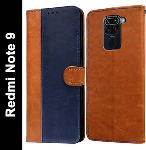 Casotec Flip Cover for Mi Redmi Note 9