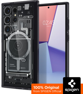 Spigen Ultra Hybrid Metal Ring MagFit Back Cover for Samsung Galaxy S24 Ultra