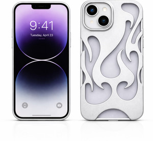 AmbeTelecom iPhone 15 Back Cover Silver - Image 6