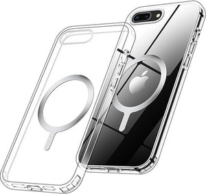 GETCOVER Back Cover for iPhone 7 Plus | Magnet Safe | Scratch-Resistant | Clear