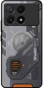 QRIOH Glass Back Cover for Poco X6 Pro 5G