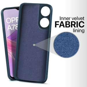 easoncase Back Cover for Oppo A78 Blue - Image 5