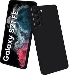 Back Cover for Samsung Galaxy S21 FE 5G Luxury Case Solid Color Soft  Silicone Cover for Samsung S21 FE 5G