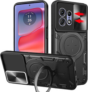Case For Moto Edge 50 Fusion,Military Grade Flashing [Built-in Kickstand] Magnetic Rotate Ring Holder Heavy Duty Tpu Pc Shockproof Protect Phone Motorola F - View #9