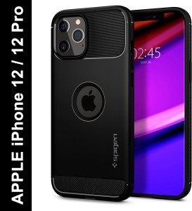 Spigen Rugged Armor Back Cover for Apple iPhone 12 Pro, Apple iPhone 12