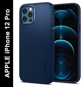 Spigen Thin Fit Back Cover for Apple iPhone 12 Pro, Apple iPhone 12