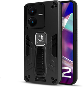 Vaku Luxos Back Cover for Vivo Y22 Black - Image 1