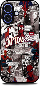 Thecoverking Back Cover for Apple Iphone 16 (SPIDERMAN, AVENGER, MARVEL, SUPERHERO)
