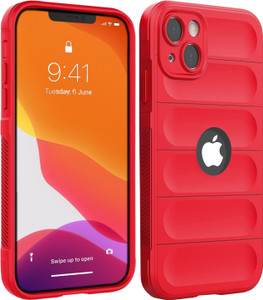 MobiLooks Back Cover for Apple iPhone 13, Hybird Armor Airbag Anti Shock Camera Protection Silicone