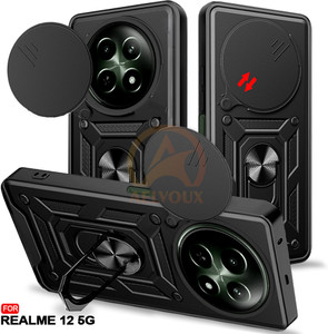 AelVouX Back Cover for Realme 12 5G Black - Image 6