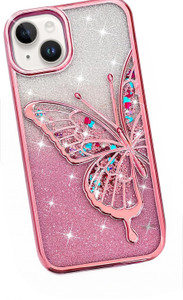 Mintzz Back Cover for Luxury Butterfly Glitter Girls Cover
