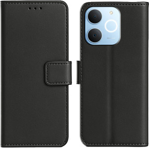 Ascensify Back Cover for Realme C71 Premium PU Leather Flip Cover with Card Slots & Stand Feature