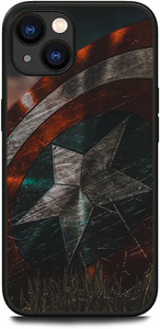 वॉलक्राफ्ट Back Cover APPLE iPhone 13 CAPTAIN AMERICA, AVENGER, SHIELD, MARVEL के लिए