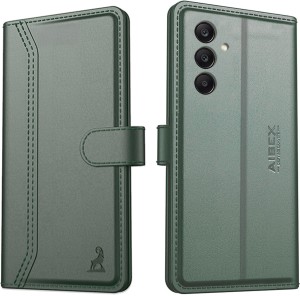 AIBEX Flip Cover for Samsung Galaxy F15 5G / Samsung Galaxy M15 5G|Vegan PU Leather |Foldable Stand & Pocket