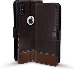 Pikkme Flip Cover for Apple iPhone X