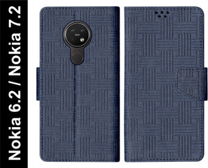 SBMS Flip Cover for Nokia 6.2 / Nokia 7.2 Back Cover Case with Magnatic Closure