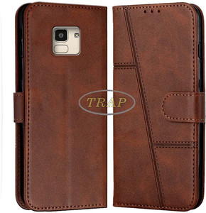 Trap Premium Flip Cover Flip Cover for Samsung Galaxy J6