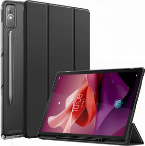 美品 Lenovo Tab P12 128gb+32gb sdcard+case CEDO Lenovo Tab P12 (12.7 inch) Flip Cover | Leather Finish | 360