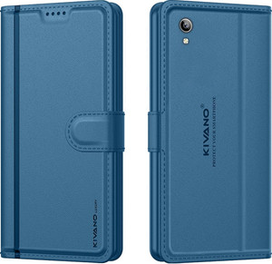 KIVANO LUXE Flip Cover for Vivo Y91i / Vivo Y90 / Vivo 1s|Premium Leather|Magnetic Closure|Stand function