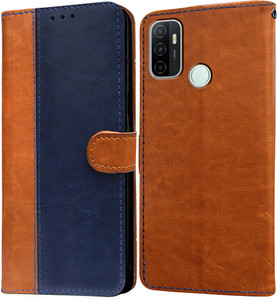 Casotec Flip Cover for Oppo A53, Oppo A33 (2020)