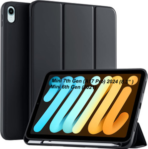 TGK Flip Cover for Apple iPad Mini 7 A17 Pro 2024, Apple iPad Mini 7th/6th Generation 8.3 inch
