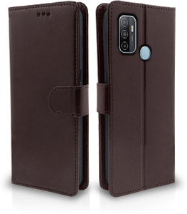 Pikkme Flip Cover for Oppo A53 Brown - Image 6