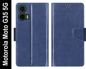 SBMS Flip Cover for Motorola Moto G35 5G Back Cover Case with Magnatic Closure
