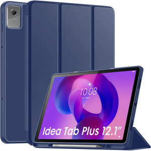 AGEIS Flip Cover for Lenovo Idea Tab Plus 12.1 inches Blue - Image 1