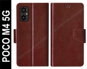 SBMS Flip Cover for POCO M4 5G