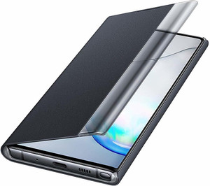 Mirror Flip Cover Clear View Note 10 Clear View Samsung Note 10