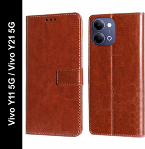 Aarov Flip Cover for Vivo Y11 5G