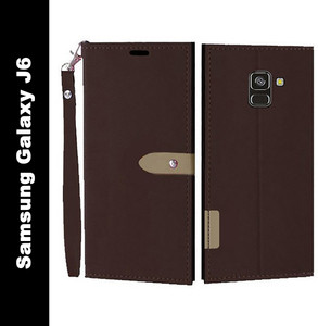 Krofty Flip Cover for Samsung Galaxy J6