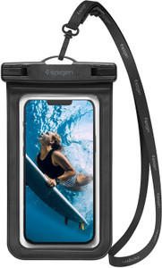 Spigen Polyvinyl Chloride Aqua Pouch for All Mobile Phone up to 8.7 inch