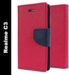Wristlet Flip Cover for Realme C3