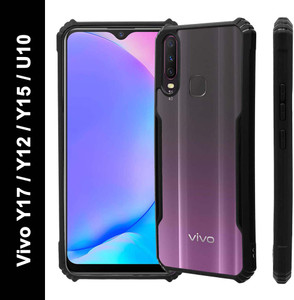 BOZTI Back Cover for Vivo Y17, Vivo Y15, Vivo Y12, Vivo Y11, Vivo U10